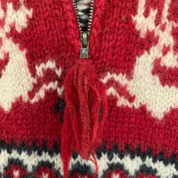 Vintage Reindeer Christmas Sweater ASO Phoebe Buffay on Friends - Picture 11 of 14